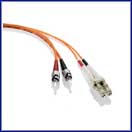 LC-ST Multimode Duplex Jumper - 3 Meter