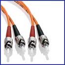 ST-ST Multimode Duplex Jumper - 2 Meter