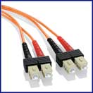 SC-SC Multimode Duplex Jumper - 1 Meter
