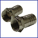 F Plug Crimp RG6 1/2