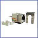 Cat 5e Shielded Jacks (snap-in) 90 Degree