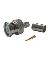 BNC Crimp On Connector - For RG-62