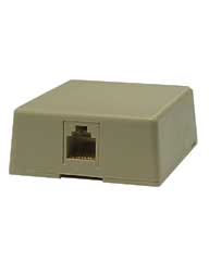 6 Conductor Surface Jack - Screw Terminal