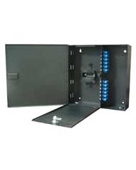 Multilink 24 Port Wall Mount Loaded w/ 24 LC Couplers