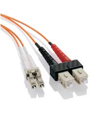 LC-SC Multimode Duplex Jumper - 1 Meter