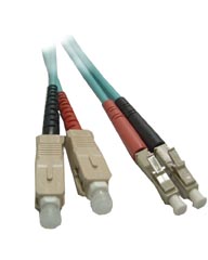 10 GIGABIT (GIG) Custom Multimode Fiber Jumper Cables LCSC