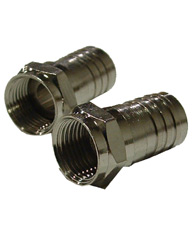 F Plug Crimp RG6 1/2