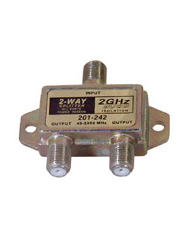 2-Way 2.4GHz 90dB Satellite-Splitter DC Passing
