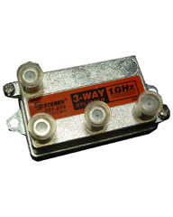 3-Way 1GHz 130dB F-Splitter