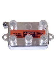 4-Way 1GHz 130dB F-Splitter