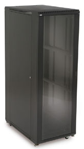 37U Glass Front/Vented Rear Cabinet