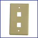 2 Port Wallplate