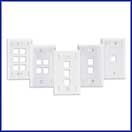 Quickport Wallplates - Single Gang w/ I.D. Window