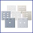 Quickport Wallplates - Dual Gang w/ I.D. Window