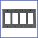 Decora Style Four Gang Wallplate