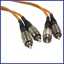 FC-FC Multimode Duplex Fiber Jumper Cables - 62.5/125