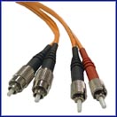 FC-ST Multimode Duplex Fiber Jumper Cables - 62.5/125