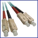 10 GIGABIT (GIG) Custom Multimode Fiber Jumper Cables SCSC
