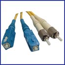 ST - SC Singlemode Duplex Fiber Jumper Cables