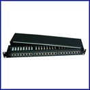 24 Port Cat 5e Shielded Patch Panel