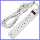 6Ft 6Outlet Surge Protector 15A, 90J
