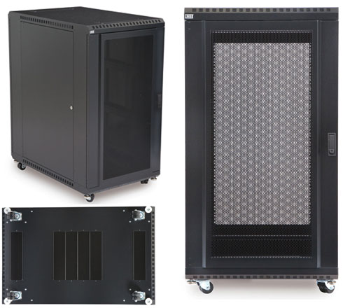 22U Vented Front/Vented Rear Cabinet