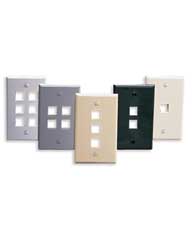 Quickport Wallplates - Single Gang