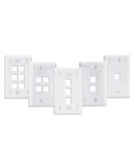 Quickport Wallplates - Single Gang w/ I.D. Window