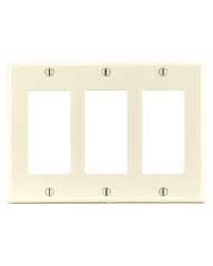 Decora Style Three Gang Wallplate