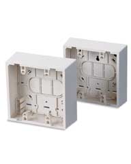 Dual Gang Surface Mount Box - 1.45" deep