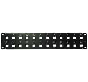 24 Port Blank Patch Panel