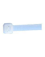 8" Cable Tie Clear - 100 Pack