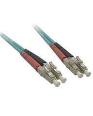 10 GIGABIT (GIG) Custom Multimode Fiber Jumper Cables LCLC