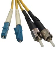 LC - ST Singlemode Duplex Fiber Jumper Cables