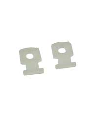 Cable Tie Mounting Button  Clear - 100 Pack
