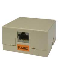 RJ48X Screw Terminal Surface Jack