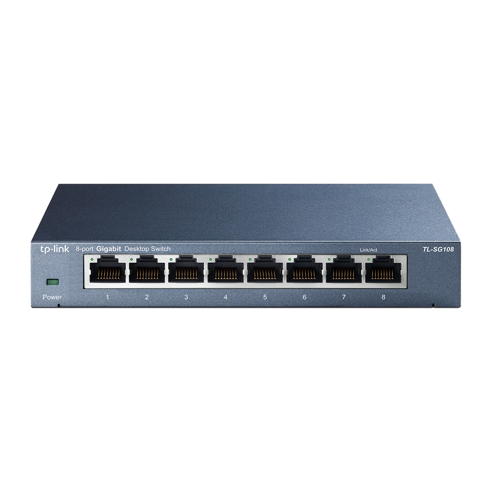 8-Port 10/100/1000 Mbps Desktop Switch Tenda SG108