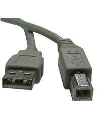 USB v2.0 Serial Data Cable AM-BM 3'