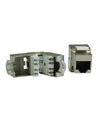 Cat 6 Shielded Jacks (snap-in) 180 Degree