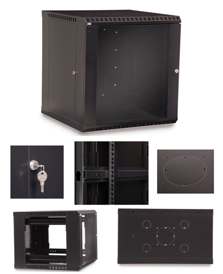 12U Fixed Wall Mount Cabinet