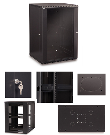 18U Fixed Wall Mount Cabinet