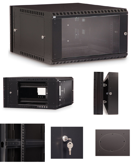 6U Swing-Out Wall Mount Cabinet