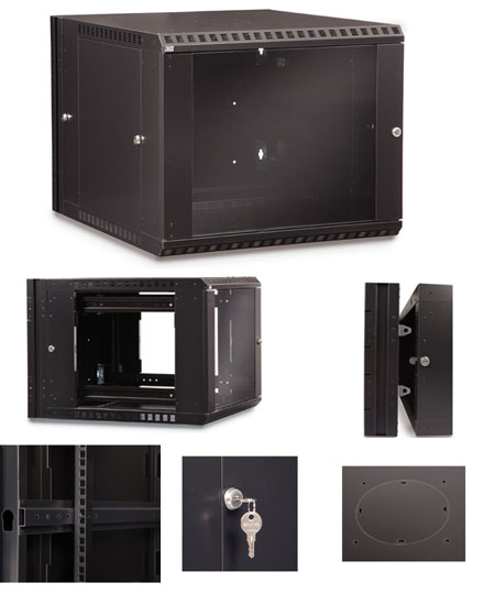 9U Swing-Out Wall Mount Cabinet